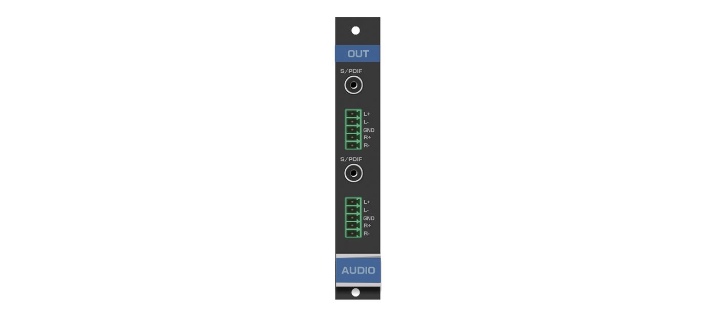 Kramer AAD-OUT2-F16 2-Channel Analog & Digital Audio Output Card product image