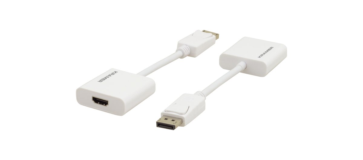 Kramer ADC-DPM/HF/UHD DisplayPort (M) to HDMI (F) 4K Active Adapter Cable