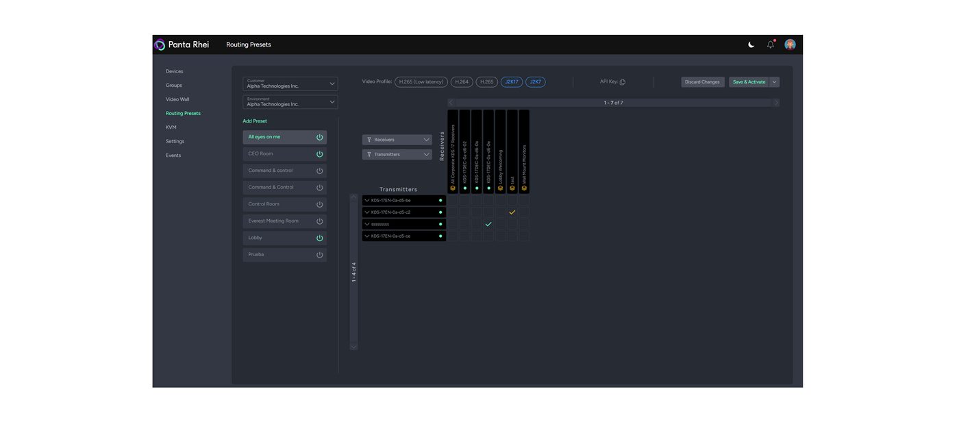 Kramer AVoIP Manager On-Premises Management Platform - view 3