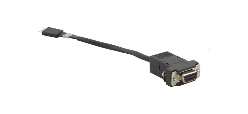 C-D9F/3PM 9-pin D-sub (F) to 3-pin Adapter Cable