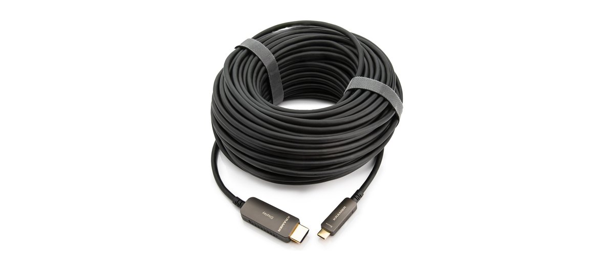 Kramer CLS-AOCU/CH Active Optical 4K USB-C to HDMI Cable, Low Smoke Halogen Free