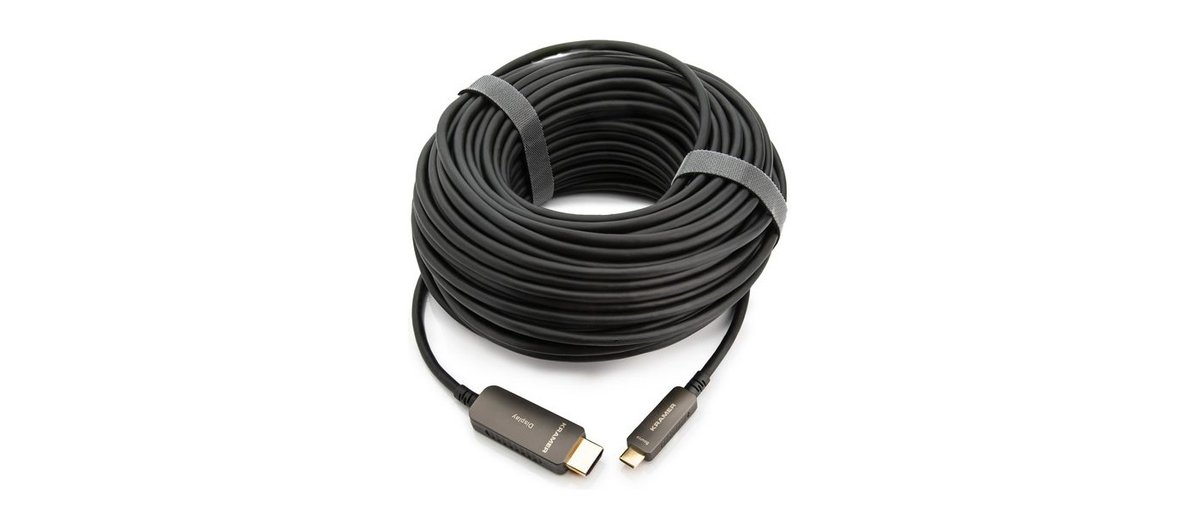 Kramer CLS-AOCU/CH Active Optical 4K USB-C to HDMI Cable, Low Smoke Halogen Free product image