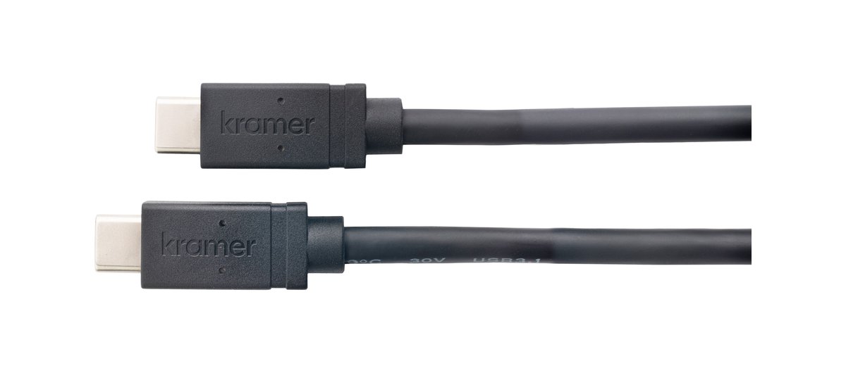 Kramer C-U32/FF USB 3.2 GEN-2 Full Featured USB-C (M) to USB-C (M) Cable