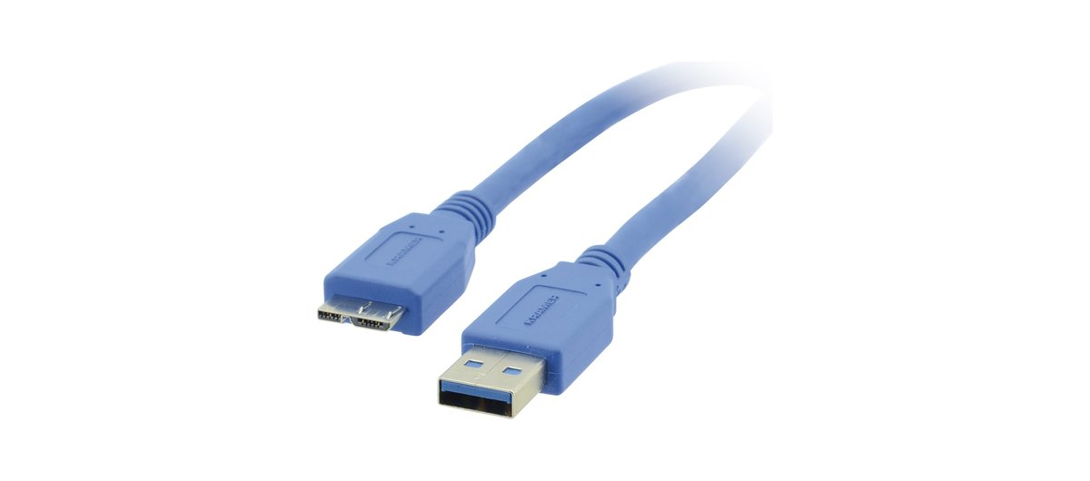 Kramer C-USB3/MicroB USB 3.0 A (M) to Micro-B (M) Cable - view 2