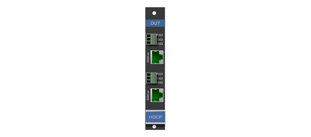 Kramer DGKat-OUT2-F16 2-Channel HDMI & RS-232 over DGKat Output Card