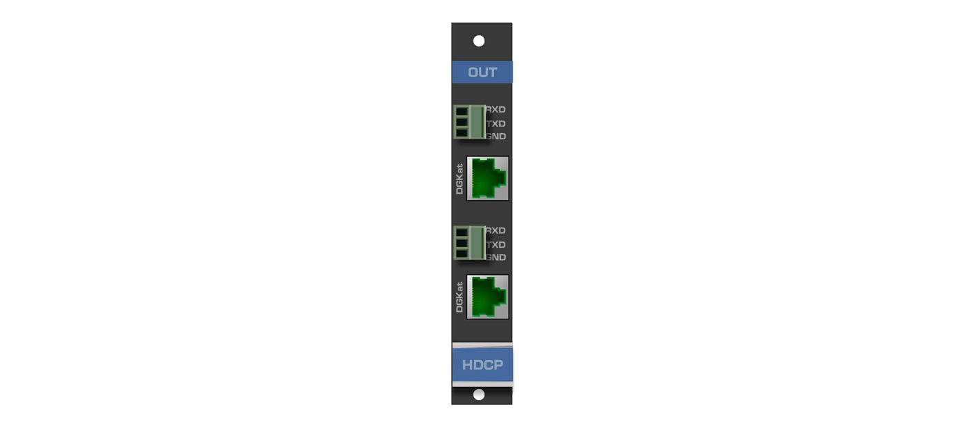 Kramer DGKat-OUT2-F16 2-Channel HDMI & RS-232 over DGKat Output Card product image