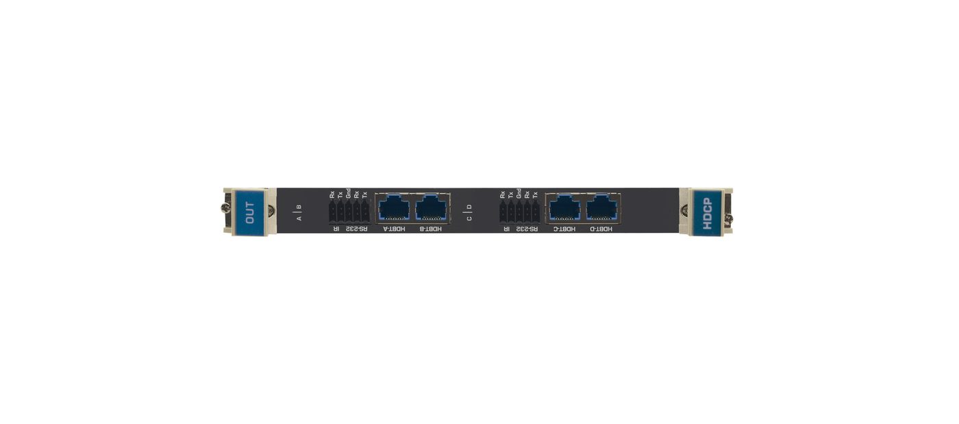 Kramer DT-OUT4-F32 4-Channel 4K60 4:2:0 HDMI over Long Reach HDBaseT Output Card product image
