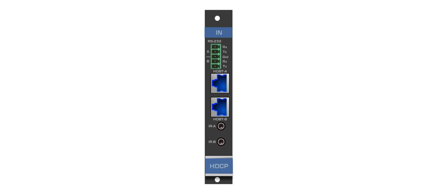 Kramer HDBT7-IN2-F16 2-Channel 4K60 HDBaseT Input Card product image