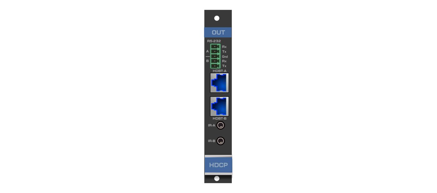 Kramer HDBT7-OUT2-F16 2-Channel 4K60 HDBaseT Output Card product image