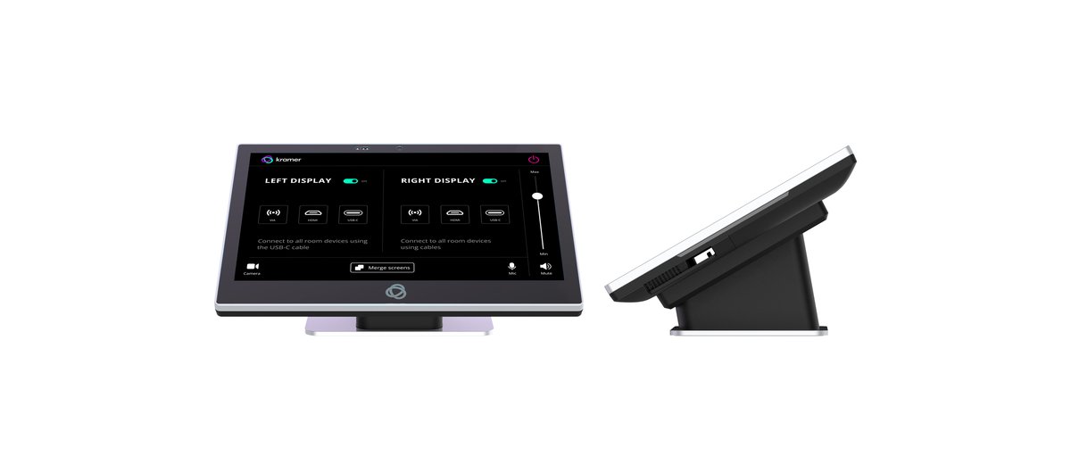 Kramer KT-2010 10-Inch Wall and Table Mount PoE Touch Panel