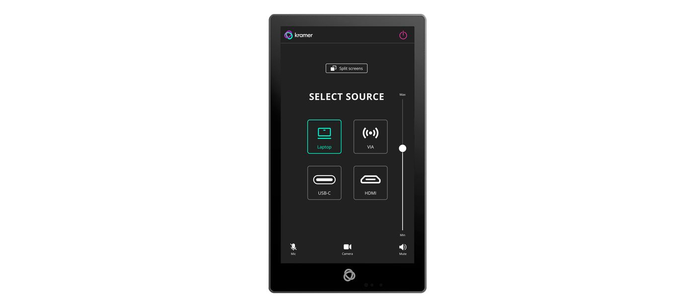 Kramer KT-205WM 5.5-Inch Wall Mounted PoE Touch Panel product image