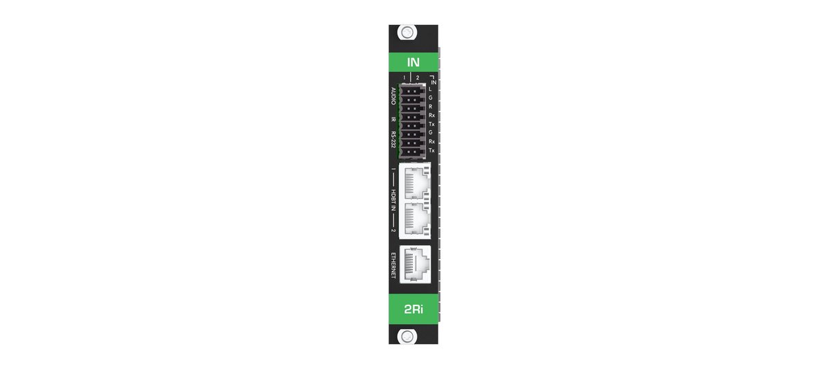 Kramer MC3-2RI 4K60 HDBT 2xIN Card with Analog Audio