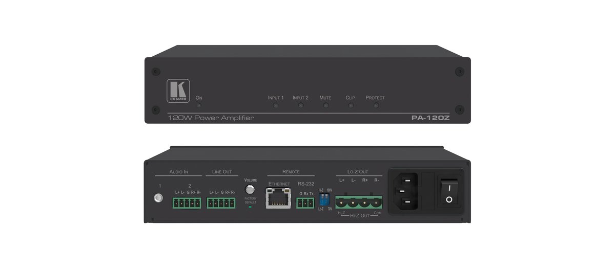 Kramer PA-120Z 120W Power Amplifier