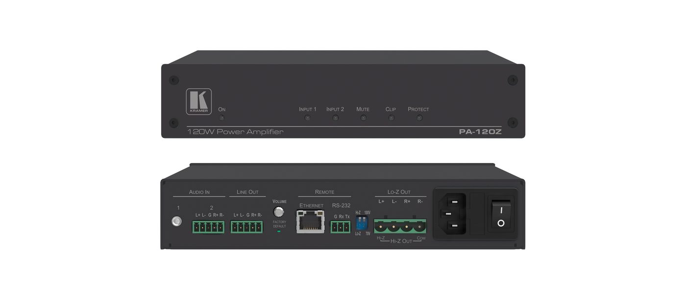 Kramer PA-120Z 120W Power Amplifier product image