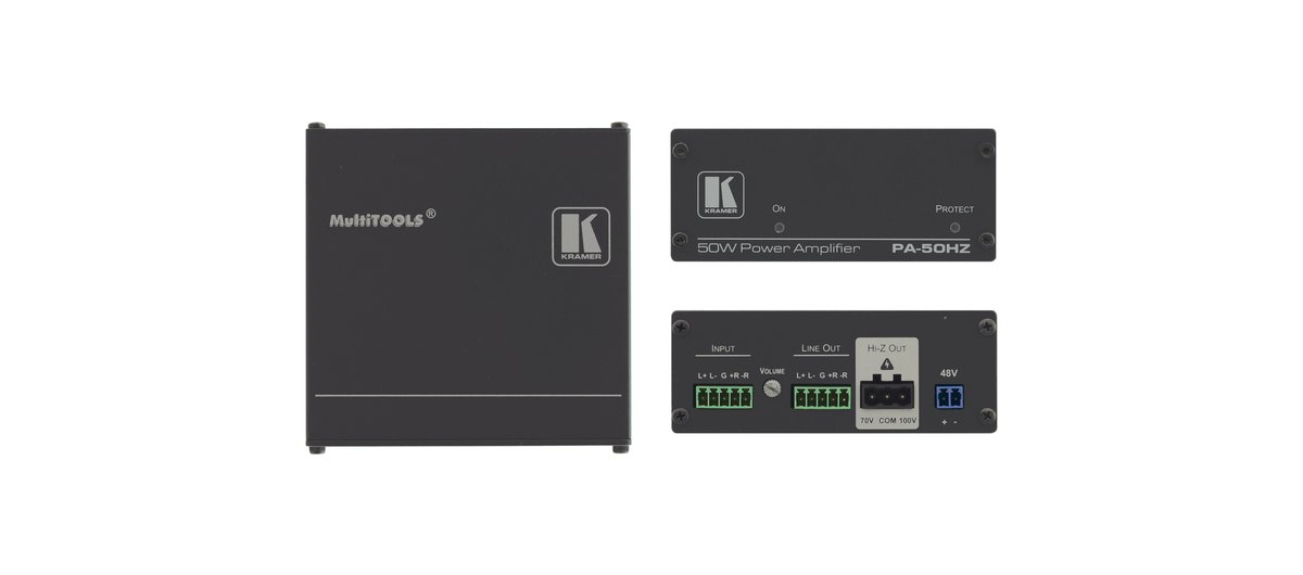 Kramer PA-50HZ Power Amplifier (50W@70V/100V)