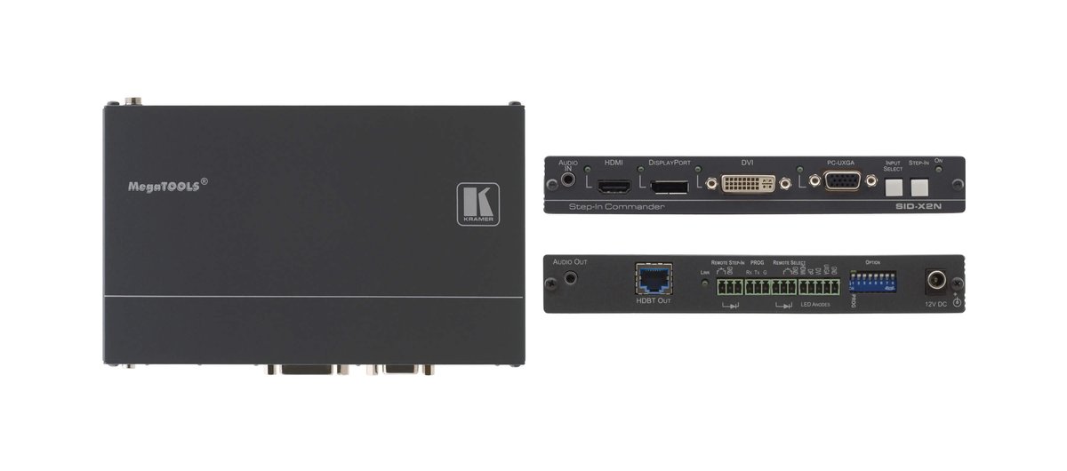 Kramer SID-X2N DisplayPort, HDMI, VGA and DVI Auto Switcher over HDBaseT