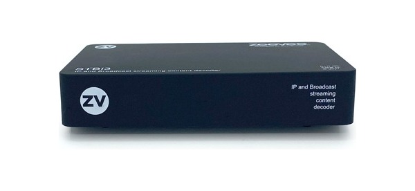 Kramer STBi3 IP decoder supporting H.264/H.265 UDP and RTP steams via 100Mb/copper with HDMI output