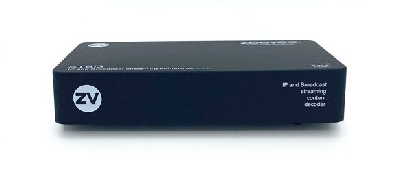 Kramer STBi3 IP decoder supporting H.264/H.265 UDP and RTP steams via 100Mb/copper with HDMI output product image