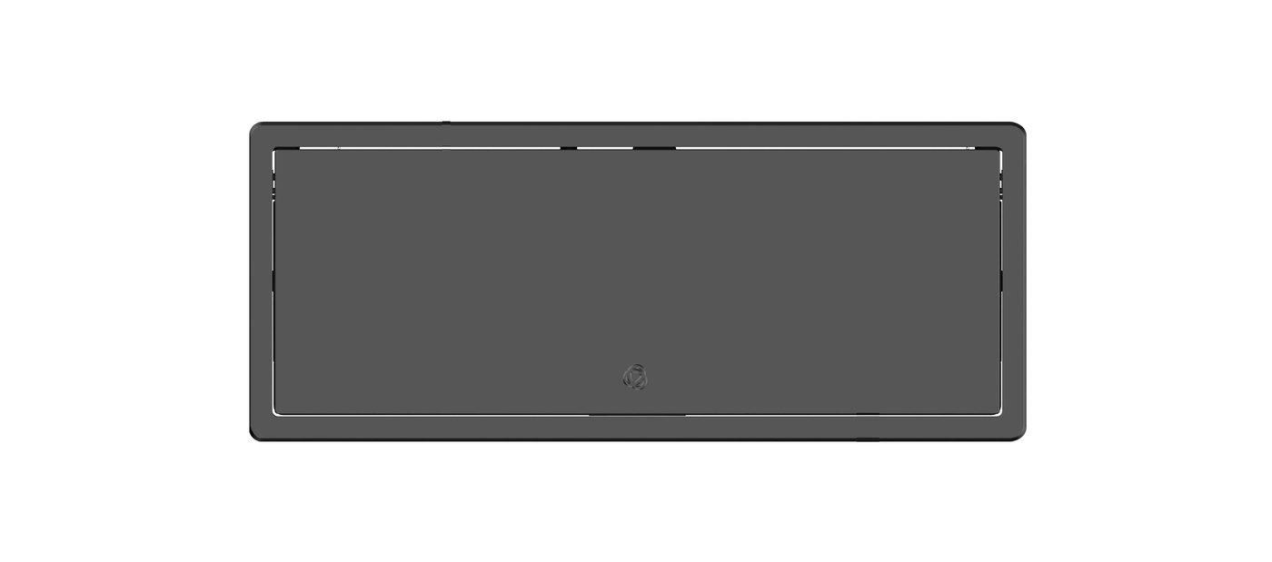 Kramer T-IN4-REC2 Plus In-Table Tabletop Connectivity Box with Lid, 4 Modules - view 2