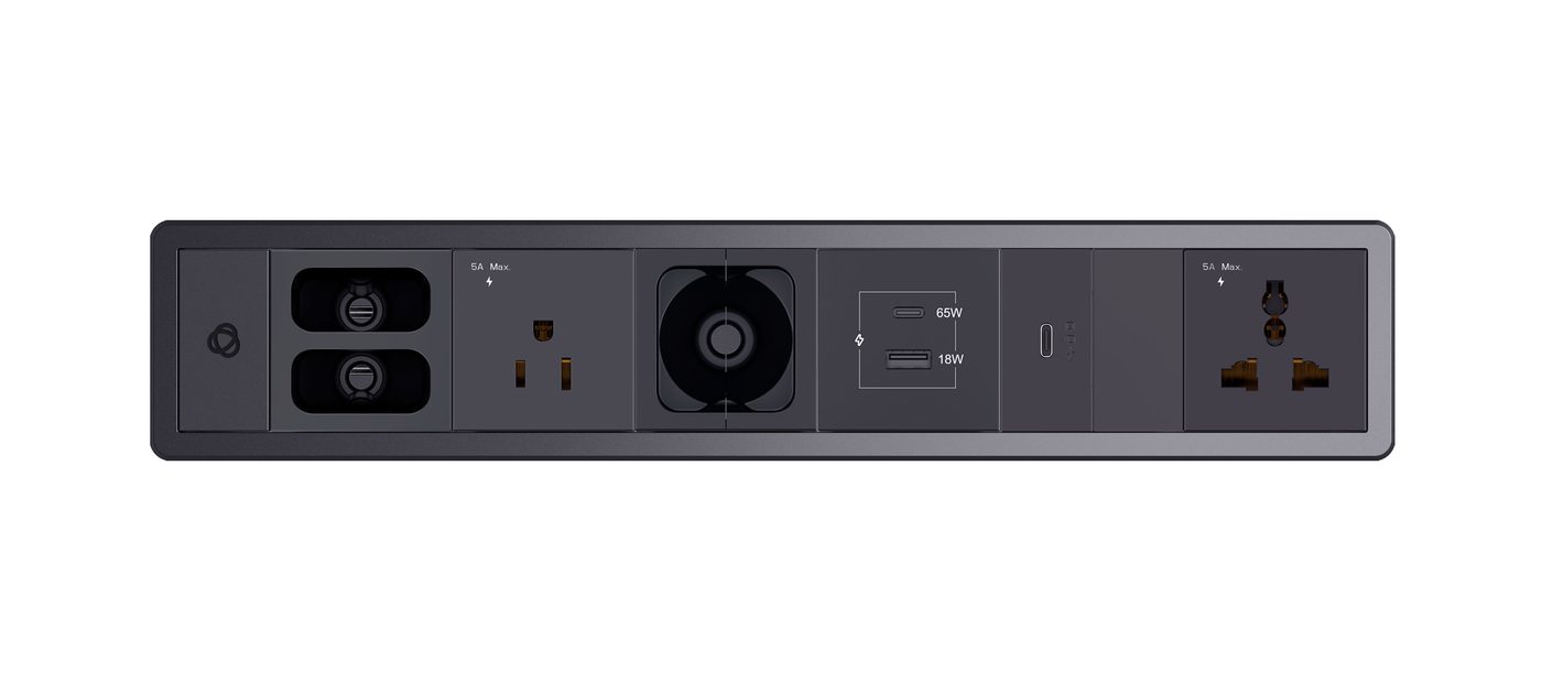 Kramer T-IN6-REC1 Baseline In-Table Tabletop Connectivity Housing, 6 Modules product image