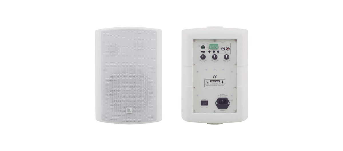 Kramer TAVOR 6-O 6.5-Inch, On-Wall 2-Way Powered Speakers