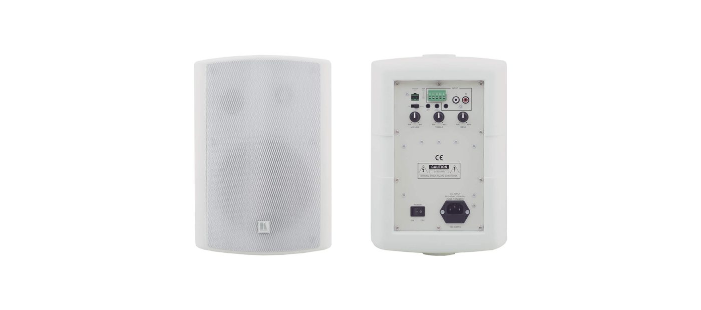 Kramer TAVOR 6-O 6.5-Inch, On-Wall 2-Way Powered Speakers product image