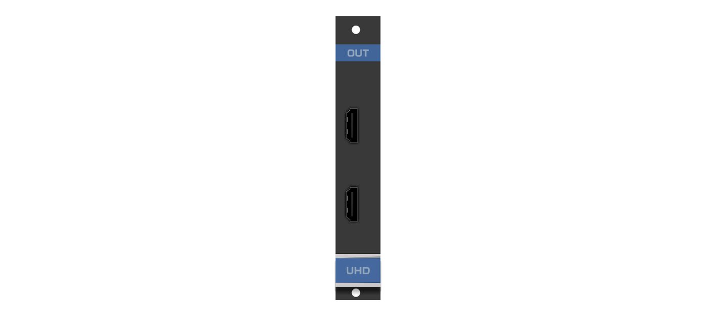 Kramer UHD-OUT2-F16 2-Channel 4K60 4:2:0 HDMI Output Card product image