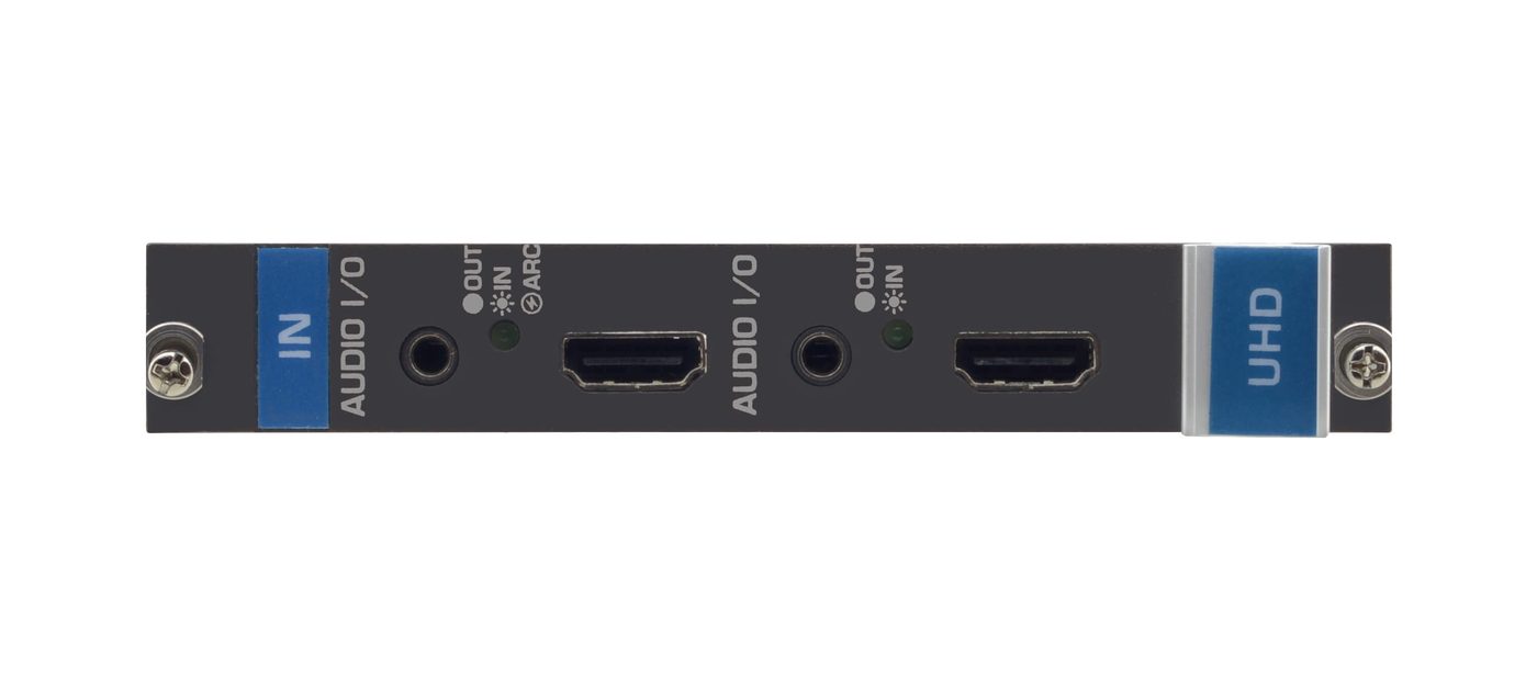 Kramer UHDA-IN2-F16 2-Channel 4K60 4:2:0 HDMI Input Card with Selectable Embedded, De-embedded or ARC Analog Audio - view 2