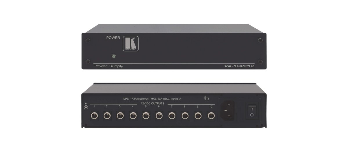 Kramer VA-102P12 10-Output 12V DC Power Supply