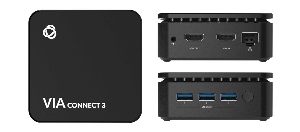 Kramer VIA Connect3 4K Wireless Presentation and Collaboration Solution