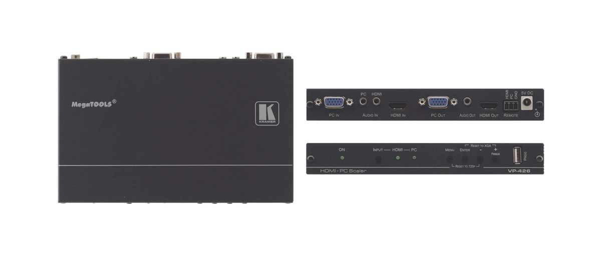 Kramer VP-426 HDMI/Computer Graphics Video & HDTV ProScale Digital Scaler