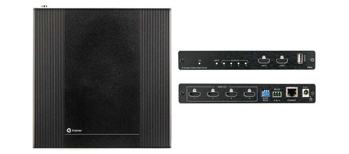 Kramer VW-4 4 Output Video Wall Driver - view 2