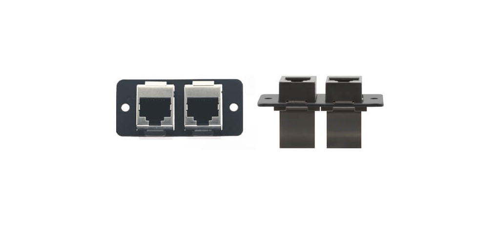 Kramer W4545 Wall Plate Insert - Dual RJ-45