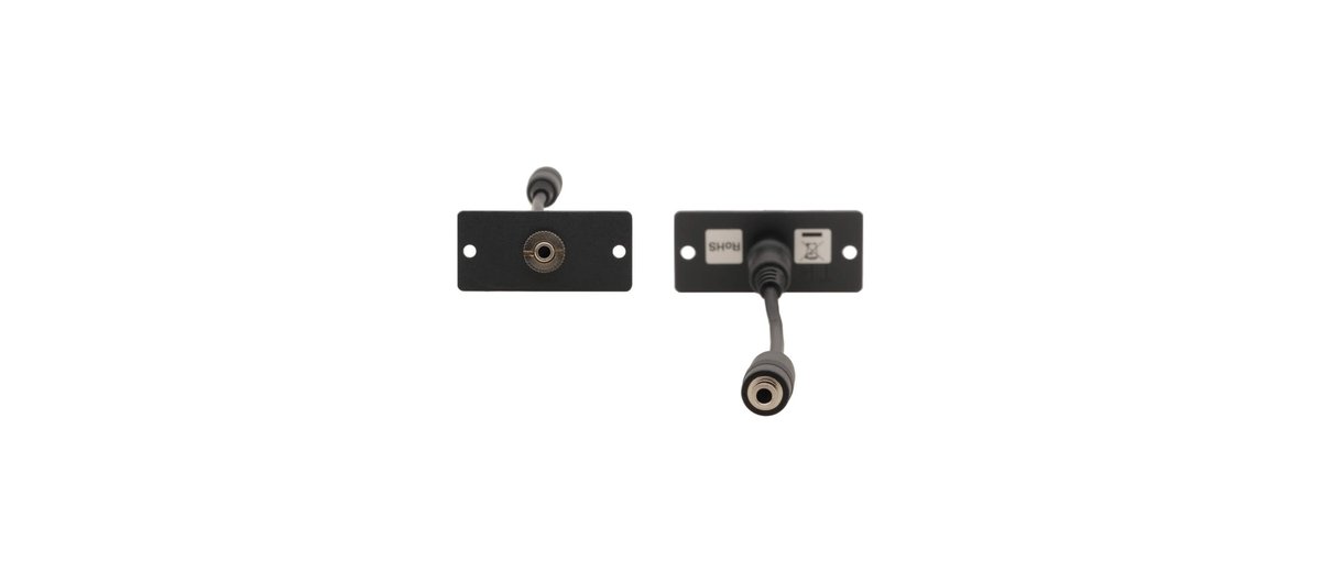 Kramer WA-1PN Wall Plate Insert - 3.5mm Stereo Audio
