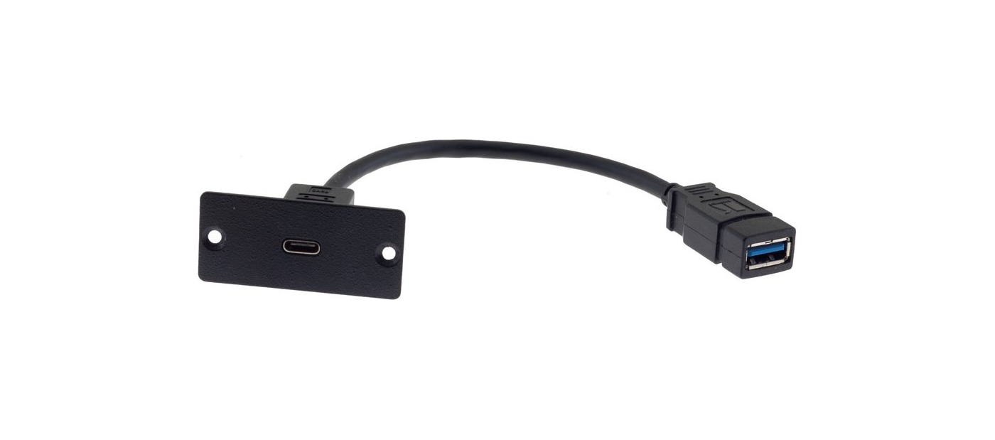 Kramer WU-CA USB-C Single Wall-Plate Insert product image