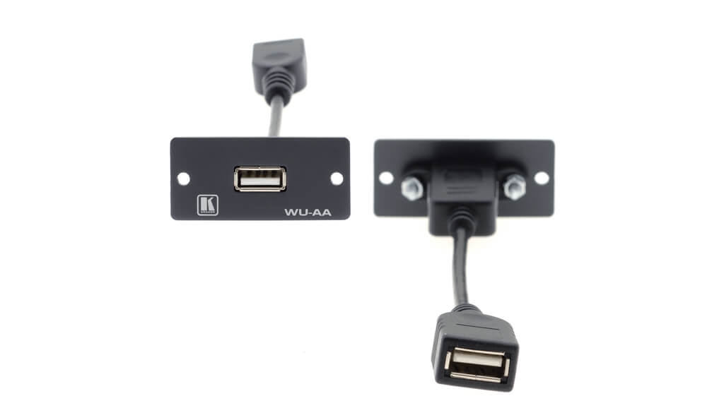 WU-AA Wall Plate Insert - USB (A/A)