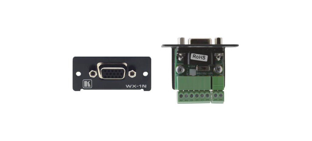 Kramer WX-1N Wall Plate Insert - 15-pin HD (F) to Terminal Block