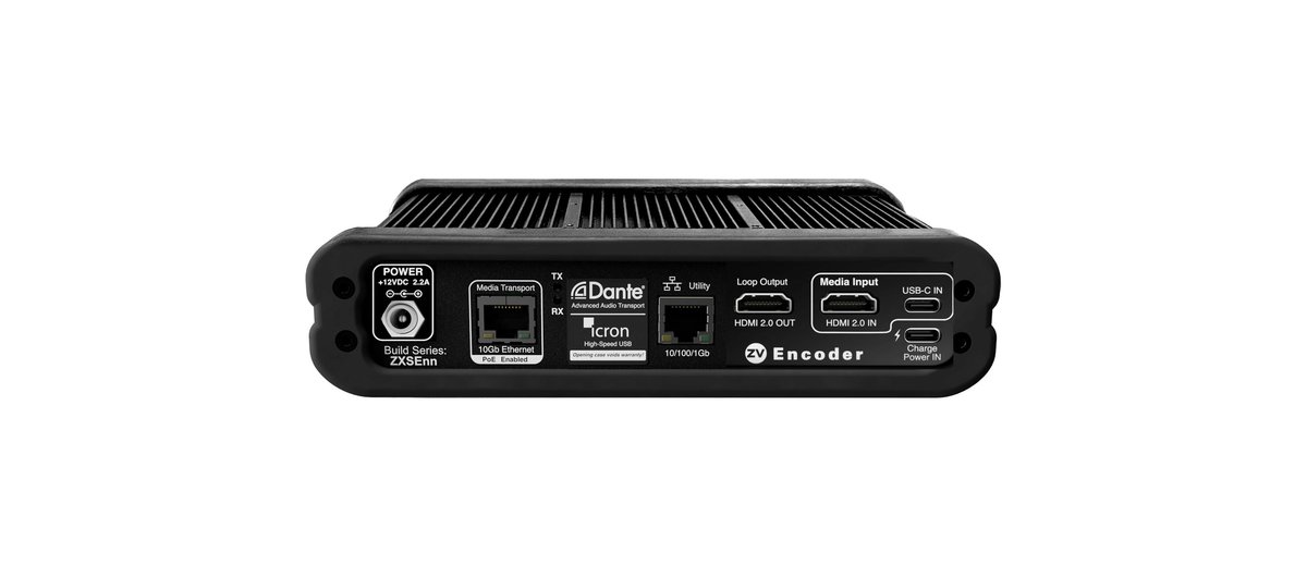 Kramer Z4KC2XS-EAU ZyPer4K-XSE Copper Encoder with Dante and Icron