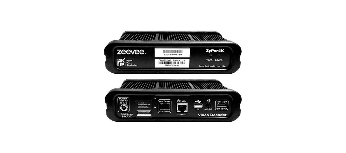 Kramer Z4KDECF3XS ZyPer4K-XS Decoder Fiber - view 2