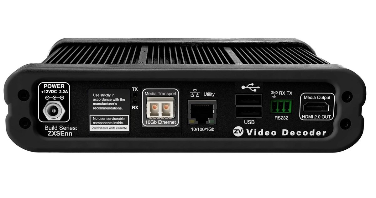 Kramer Z4KF2XS-D ZyPer4K-XSE Fiber Decoder product image