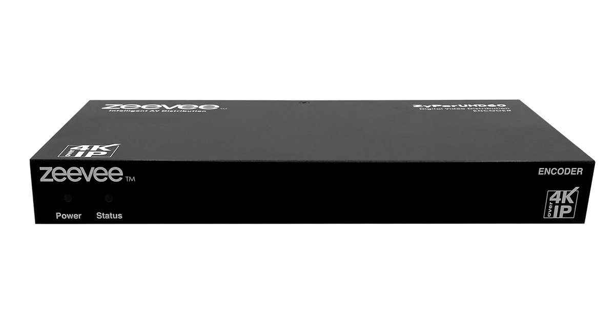 Kramer ZyPerUHD60-1E AVoIP HDMI Encoder, Single LAN