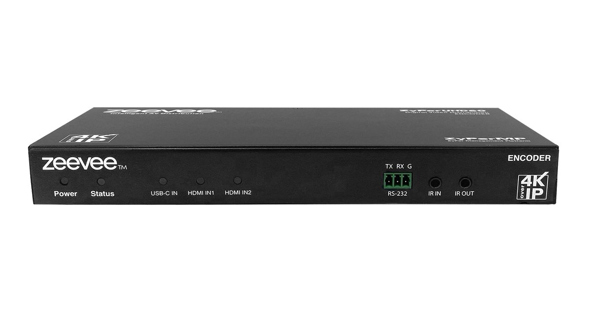 Kramer ZyPerUHD60-2EMP AVoIP HDMI Encoder with Integrated Management