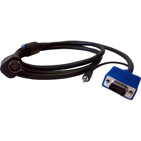 Kramer Hydra DIN to VGA & Stereo Audio Breakout Cable, 6 ft