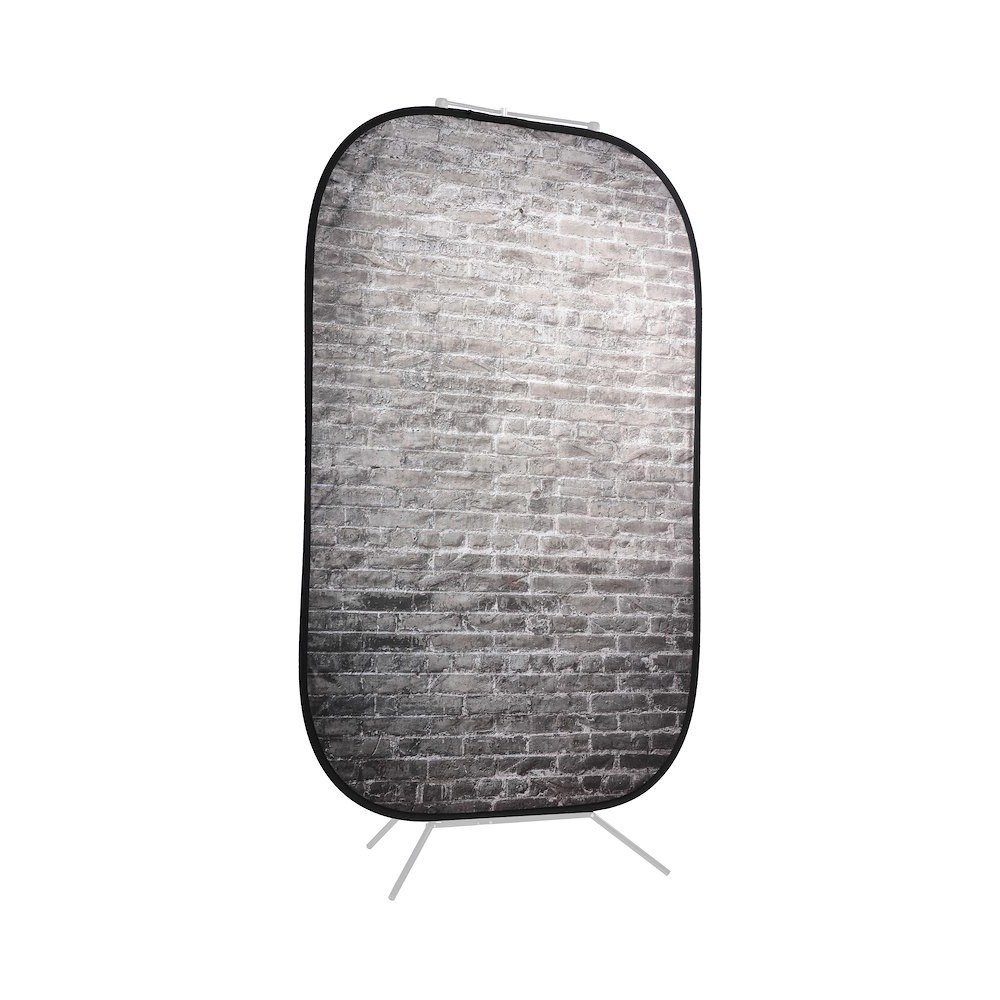 Lastolite Urban Collapsible 1.5x2.1m Painted White/Industrl Grey Brick - view 3