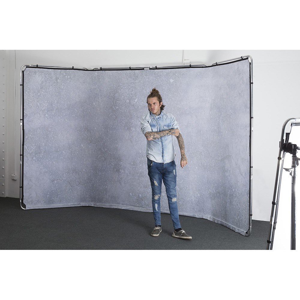 Lastolite Panoramic Background 4m Limestone - view 2