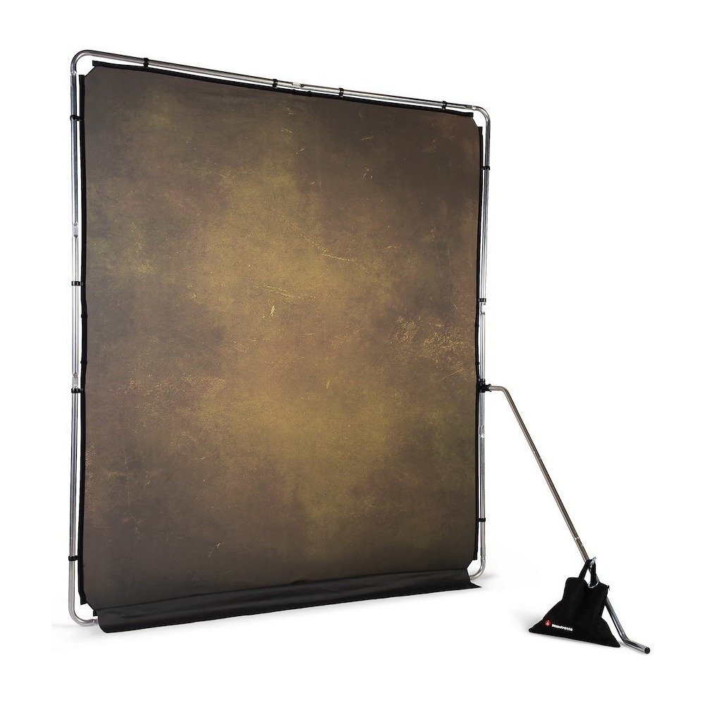 Lastolite EzyFrame Vintage Background 2x2.3m Olive - view 2