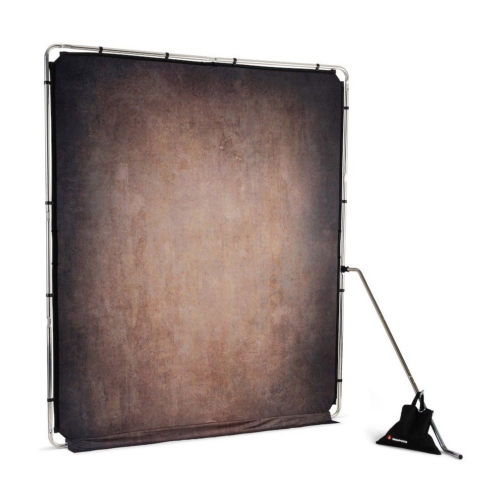 Lastolite EzyFrame Vintage Background 2 x 2.3m Walnut - view 3