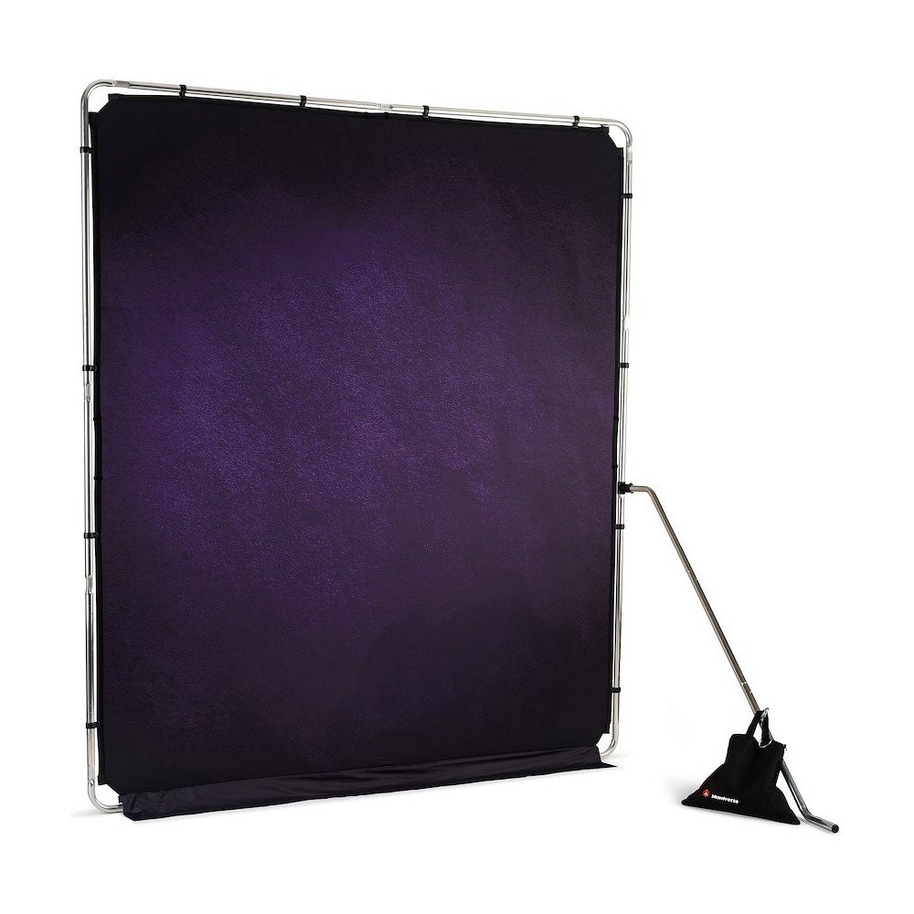Lastolite EzyFrame Vintage Background 2 x 2.3m Aubergine - view 4