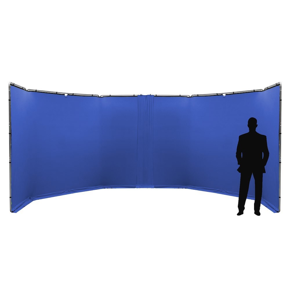 Lastolite Panoramic Background Connection Kit 2.3m Chroma Key Blue - view 4