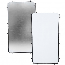 Lastolite Skylite Rapid Fabric Medium 1.1 x 2m Silver/White product image